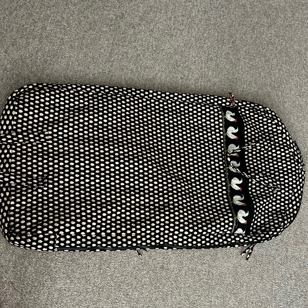 Vera Bradley Black and White Polka Dot Garment Bag